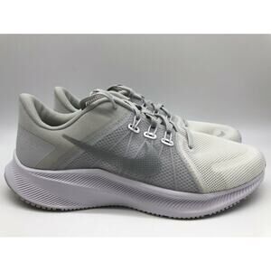 Nike Women's Quest 4 DA1106-100 Running Shoes White/Metallic Silver Size 11